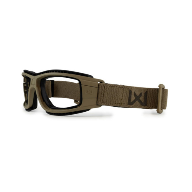Maschera di protezione balistica Lynx (kit 2 lenti Grigio/Incolore) - Tan - Wiley X