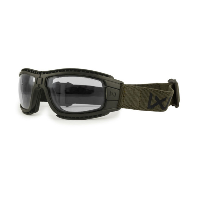 Faltbare ballistische Schutzmaske Lynx (2-Bildschirm-Set Getönt/Farblos) - Olivgrün - Wiley X