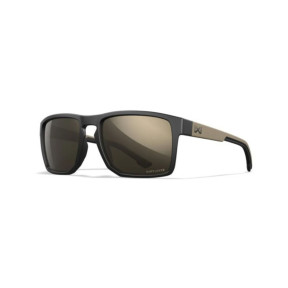 Lunettes de protection balistique Founder (écran Tungsten Mirror) - Noir/Tan - Wiley X