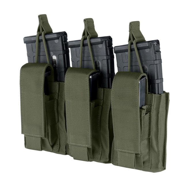 Portacargador triple canguro para M4/pistolas Gen II - Ranger Green - Condor Outdoor