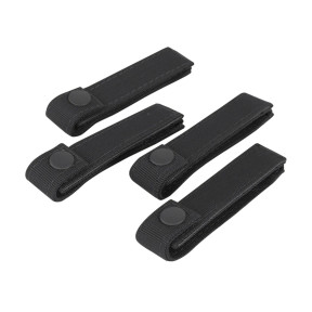 Set van 4 modulaire Molle riemen 4" - Zwart - Condor Outdoor