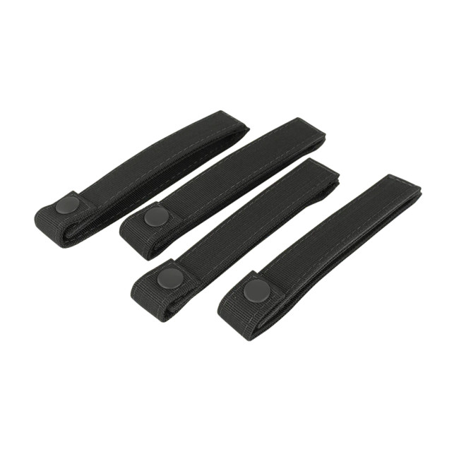 Lot de 4 sangles modulaires Molle 6" - Noir - Condor Outdoor