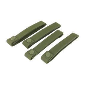 Lot de 4 sangles modulaires Molle 6" - Vert Olive - Condor Outdoor