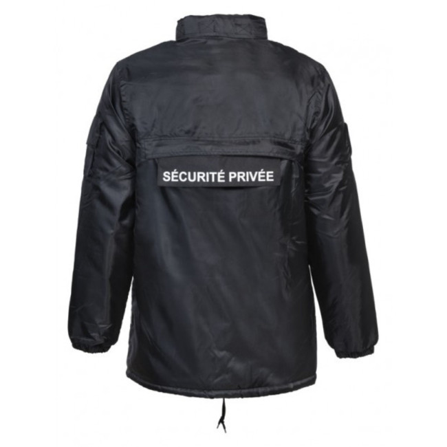 Coupe-vent fourré polaire Sécurité Privée - Noir - CityGuard