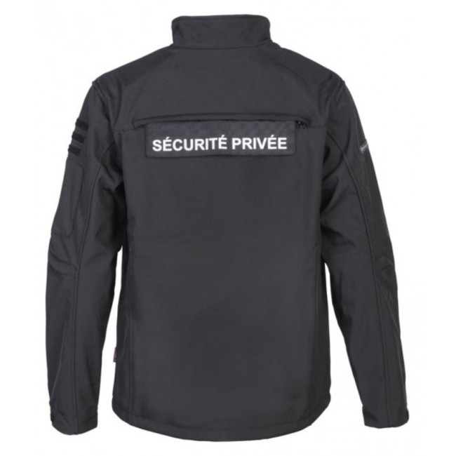 Kurtka softshell Ochrona Prywatna - Czarna - CityGuard