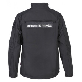 Private Sicherheit Softshell-Jacke - Schwarz - CityGuard