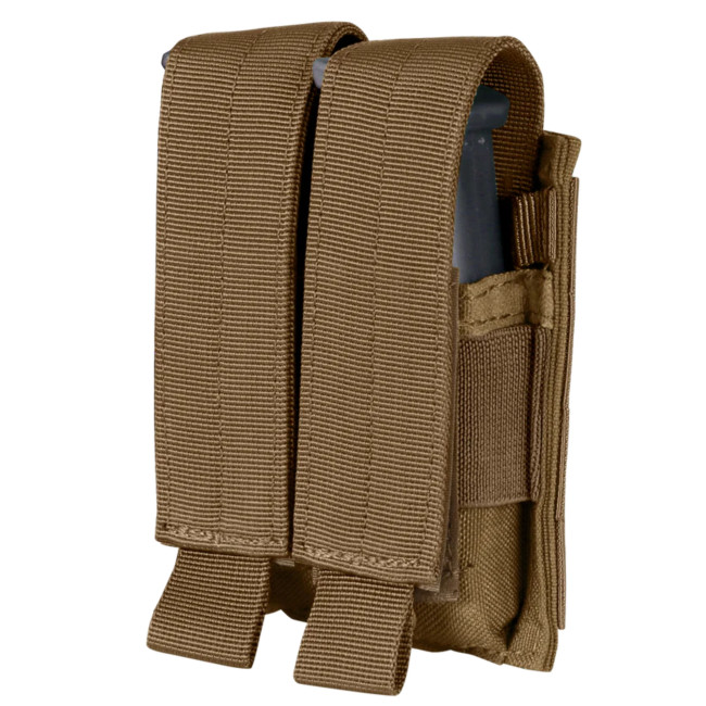 Porta-caricatore doppio per pistole - Coyote - Condor Outdoor