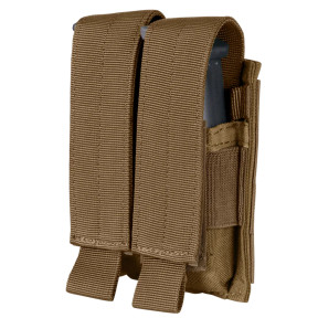 Podwójny ładownik na magazynki pistoletowe - Coyote - Condor Outdoor