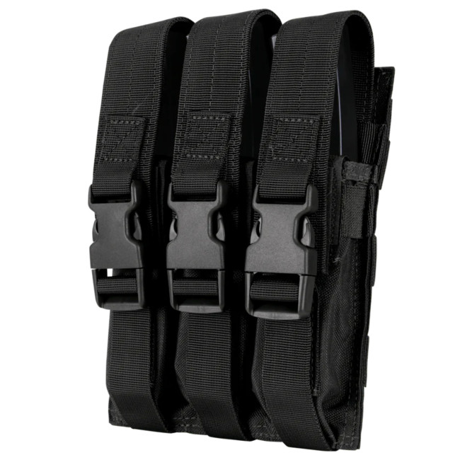 Dreifach-Magazintasche für MP5 - Schwarz - Condor Outdoor