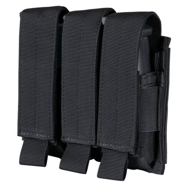 Porta-caricatore triplo per pistole - Nero - Condor Outdoor