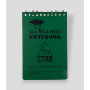 Waterdicht notitieboek klein model - Ares