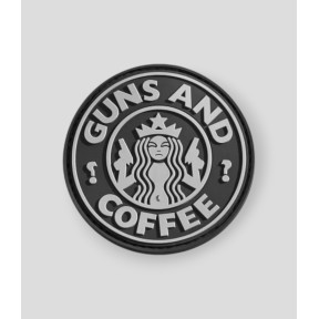 Parche de goma Guns and Coffee - SWAT - JTG