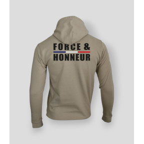 Felpa Force & Honour Bordo Light Sand - Summit Outdoor Lifestyle