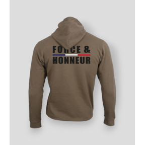 Sweatshirt Force & Honneur Debrum Mocha - Summit Outdoor Lifestyle