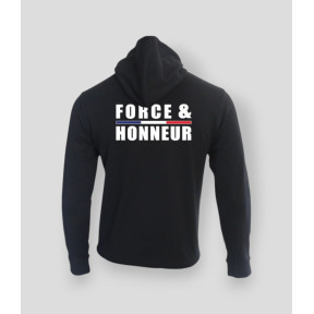 Felpa Force & Honneur Profilo Nero - Summit Outdoor Lifestyle