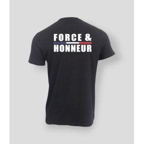 T-shirt Force & Honour Profilo Nero - Summit Outdoor Lifestyle