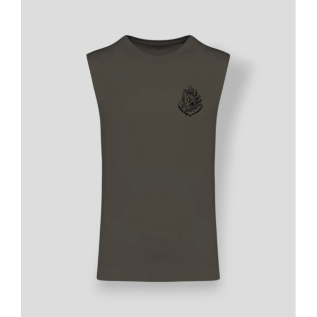 Camiseta sin mangas Colo Dark kakhi - Summit Outdoor Lifestyle