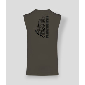 T-shirt sem mangas Colo design Dark khaki - Summit Outdoor Lifestyle
