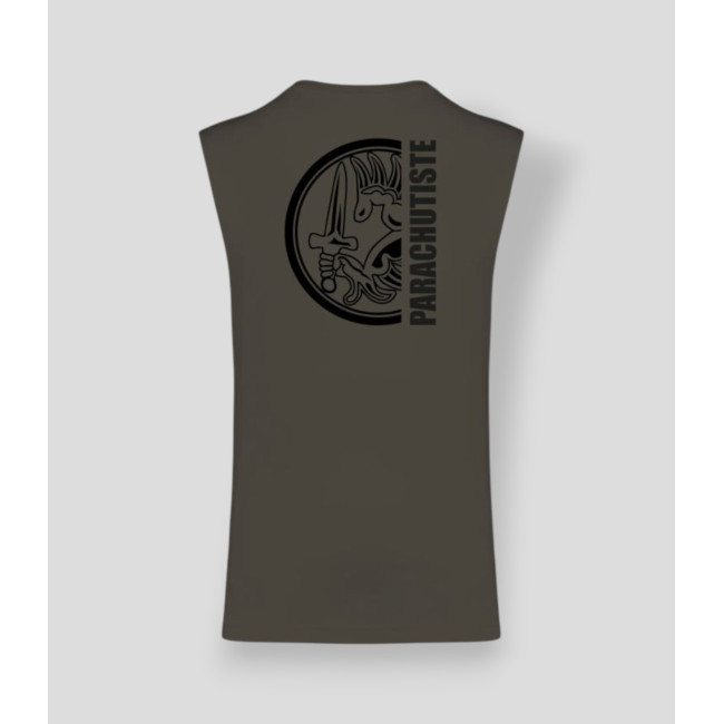 T-shirt sem mangas Metro design Caqui escuro - Summit Outdoor Lifestyle