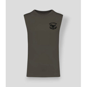 T-shirt bez rękawów Montagne Dark kakhi - Summit Outdoor Lifestyle