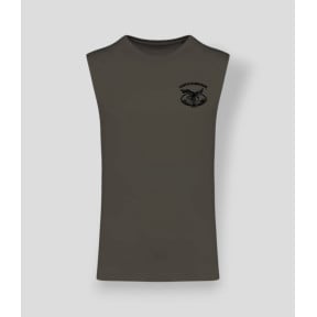Mouwloos T-shirt Montagne Dark kakhi - Summit Outdoor Lifestyle