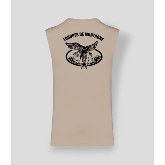 Camiseta sem mangas Montanha Light sand - Summit Outdoor Lifestyle