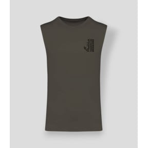 T-shirt senza maniche TDM design Dark kakhi - Summit Outdoor Lifestyle