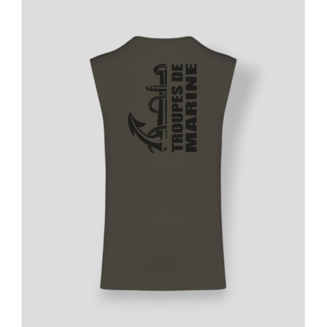 Camiseta sem mangas TDM design Caqui Escuro - Summit Outdoor Lifestyle