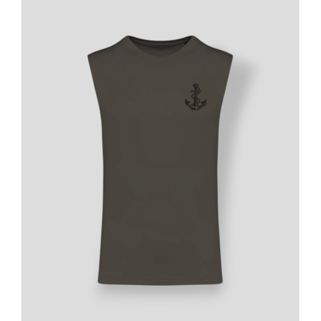 Camiseta sin mangas TDM France Dark caqui - Summit Outdoor Lifestyle