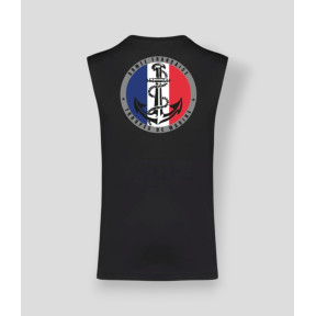 Mouwloos T-shirt TDM Frankrijk Zwart - Summit Outdoor Lifestyle