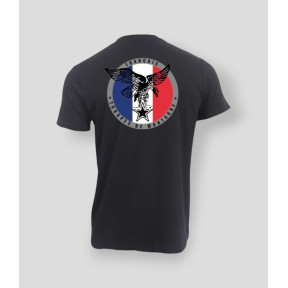 T-Shirt Gebirgstruppen France Schwarz - Summit Outdoor Lifestyle