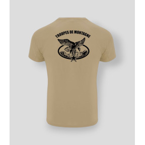 T-shirt Troupes de Montagne CONTROL DRY Coyote - Summit Outdoor Lifestyle