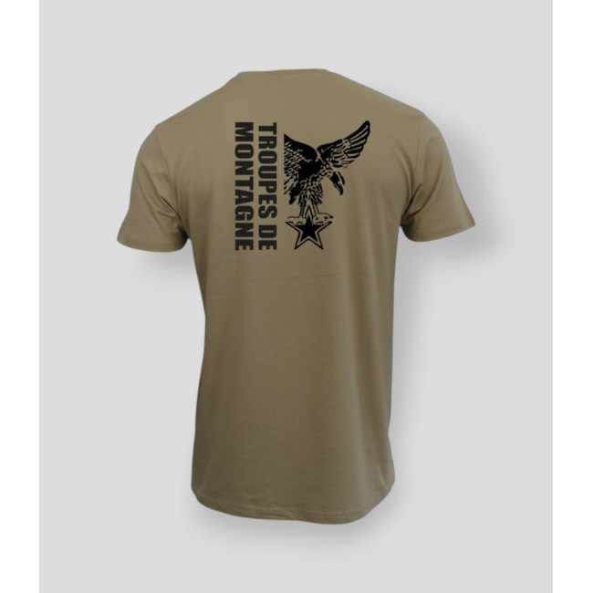 T-shirt Troupes de Montagne design Coyote - Summit Outdoor Lifestyle