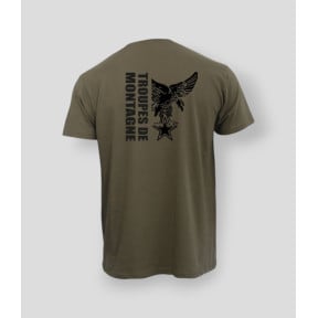 T-shirt Tropas de Montanha design Caqui - Summit Outdoor Lifestyle