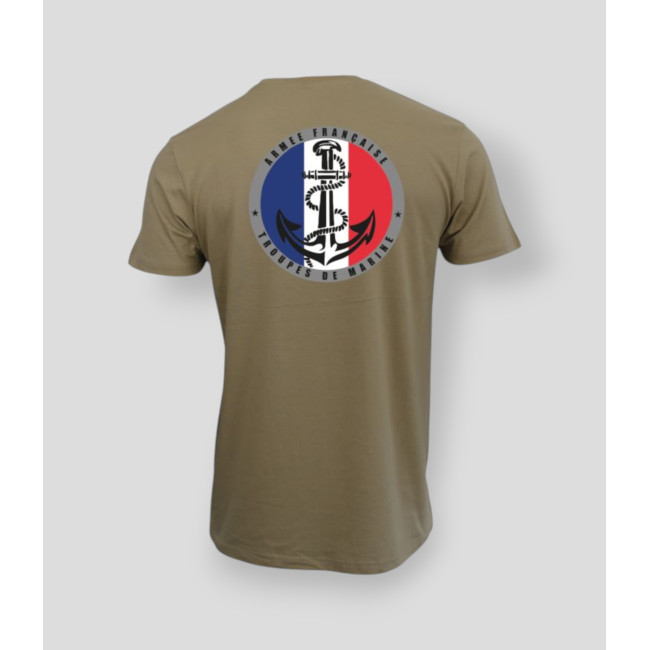 Camiseta Tropas de Marina Francia Coyote - Summit Outdoor Lifestyle
