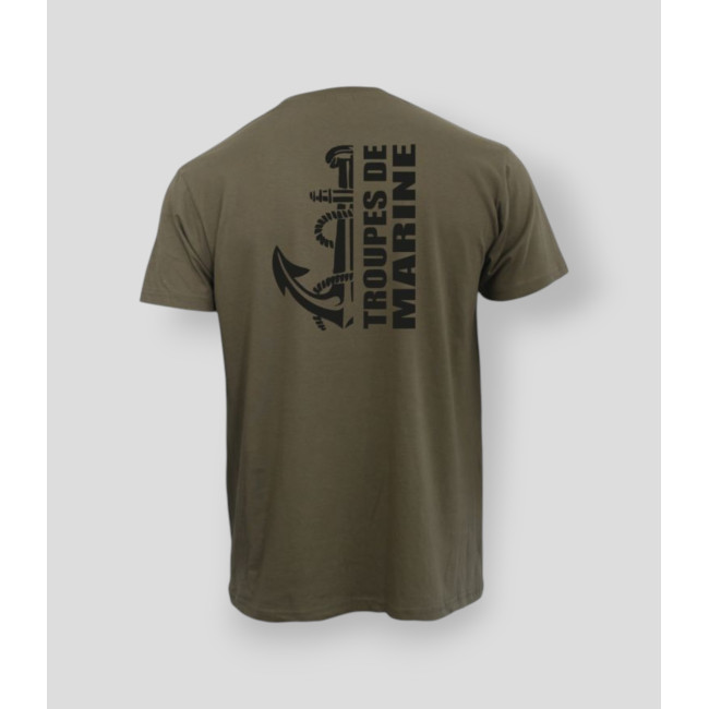 T-shirt Troupes de Marine design Kaki - Summit Outdoor Lifestyle