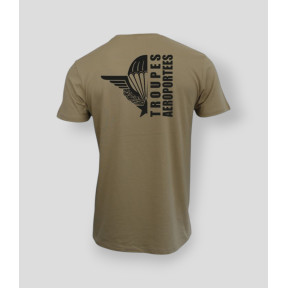 T-shirt Troupes Aéroportées design Coyote - Summit Outdoor Lifestyle