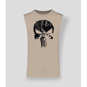 Camiseta sin mangas Punisher Negro Light Sand - Summit Outdoor Lifestyle