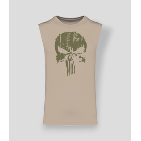 Camiseta sin mangas Punisher Caqui Light Sand - Summit Outdoor Lifestyle