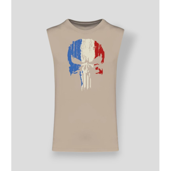 Camiseta sin mangas Punisher France Light sand - Summit Outdoor Lifestyle