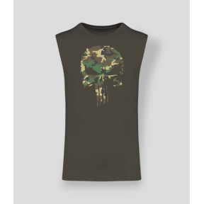 T-shirt sans manche Punisher Camo Dark kakhi - Summit Outdoor Lifestyle