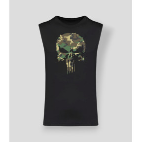 Koszulka bez rękawów Punisher Camo Czarny - Summit Outdoor Lifestyle