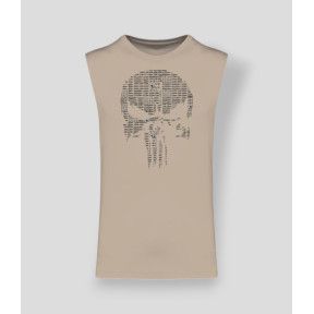 Mouwloos T-shirt Punisher Kogels Light sand - Summit Outdoor Lifestyle