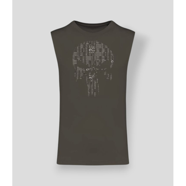 Ärmelloses T-Shirt Punisher Kugeln Dunkel Khaki - Summit Outdoor Lifestyle