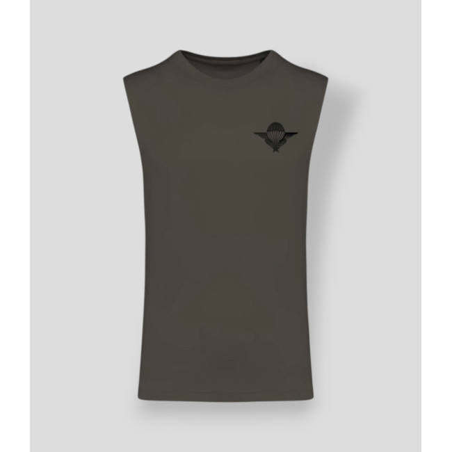 Ärmelloses T-Shirt Para France Dunkelkhaki - Summit Outdoor Lifestyle