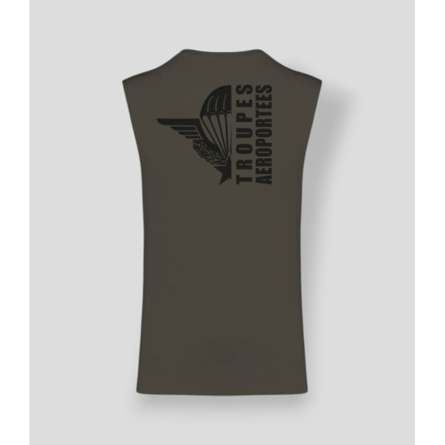 Koszulka bez rękawów Para design Dark kakhi - Summit Outdoor Lifestyle