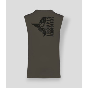 T-shirt sem mangas Para design Cáqui Escuro - Summit Outdoor Lifestyle