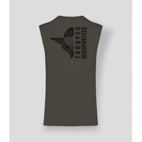 Mouwloos T-shirt Para design Dark kakhi - Summit Outdoor Lifestyle