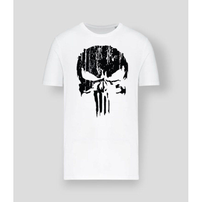 T-shirt Punisher Preto Branco - Summit Outdoor Lifestyle