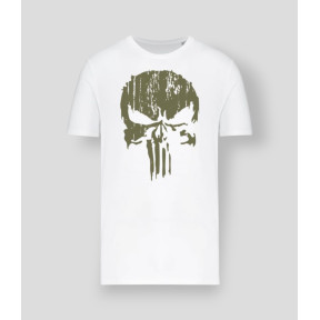 T-shirt Punisher Kaki Bianca - Summit Outdoor Lifestyle
